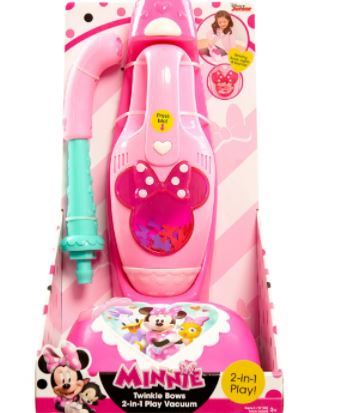 Photo 1 of [Disney Store] Minnie Mouse Twinkle Bows 2-in-1 Play Vacuum - New
