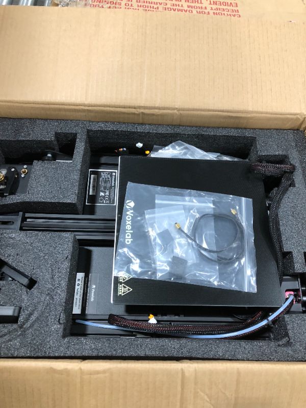 Photo 1 of Voxelab Aquila 3D Printer with Full Alloy Frame, Removable Build Surface Plate, Fully Open Source and Resume Printing Function Build Volume 8.66x8.66x9.84in
