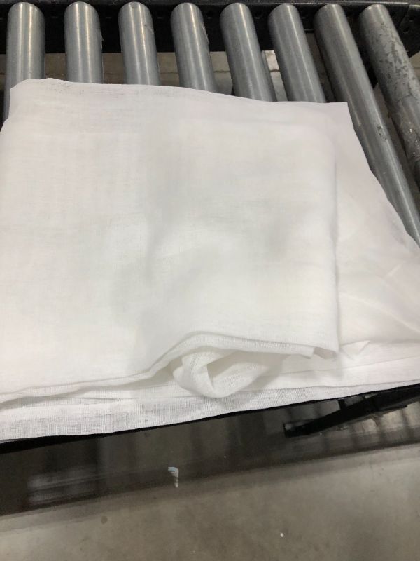 Photo 1 of Cream Window/Patio Door Screen Curtains 2pk