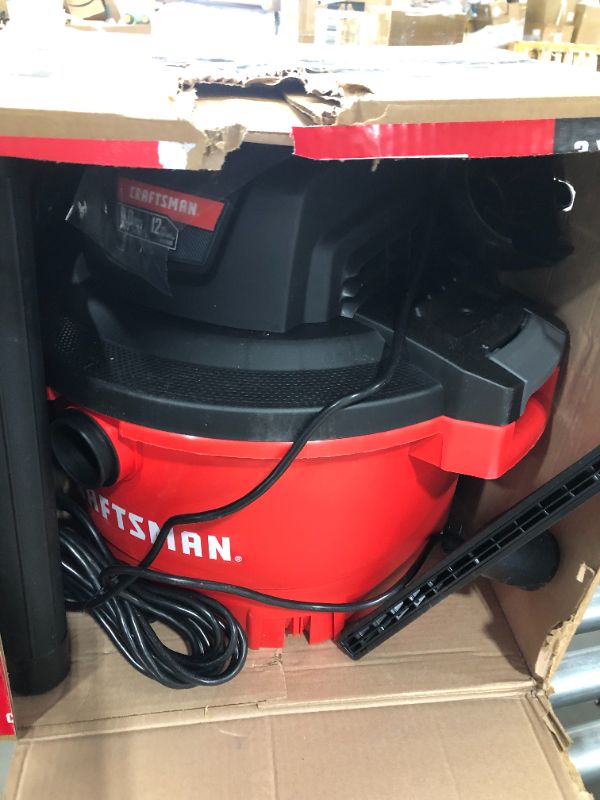 Photo 2 of Craftsman Cmxevbe17594 Corded Wet/Dry Vacuum, 12 gal.