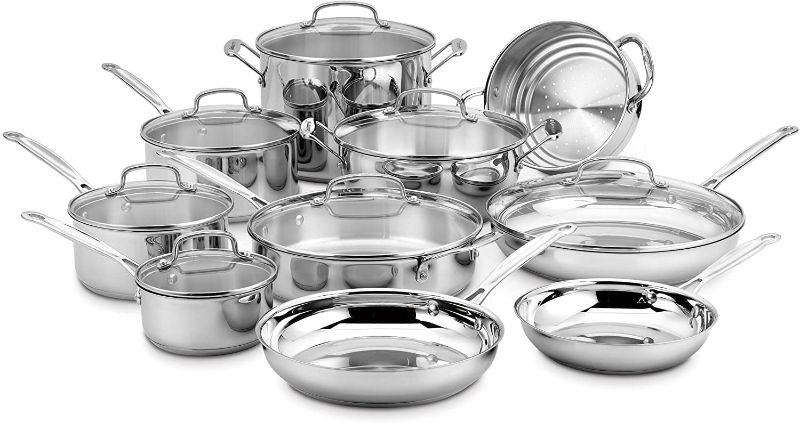 Photo 1 of Cuisinart 77-17N 17 Piece Chef's Classic Set, Stainless Steel
