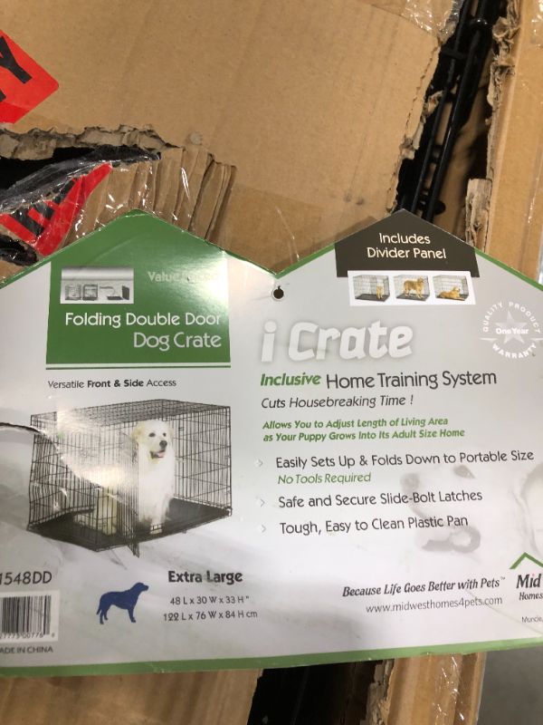 Photo 4 of MidWest Pets iCrate Double-Door Dog Crate XL 