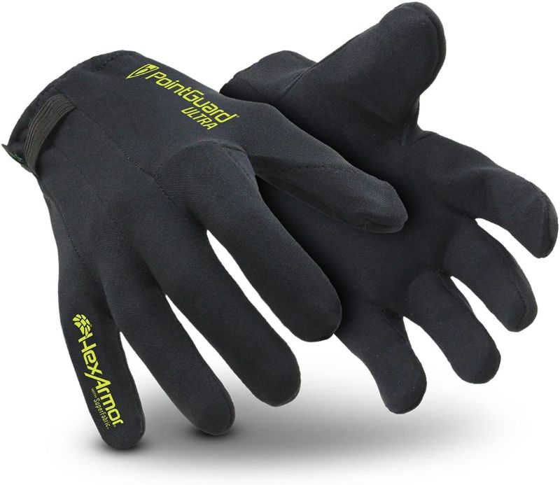 Photo 1 of HexArmor PointGuard Ultra 6044 Thin Police Search Gloves with Needle and Puncture Resistance, Medium, 1 Pair
