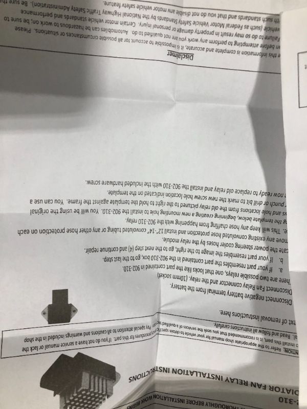 Photo 3 of 902-310 Radiator Fan Relay Kit, Relay for CadillacChevroletGMC speed Fan fan Kit 902310 Controls 902303 Radiator Dual Resistor 620654 Assembly 902219 By Dorman
