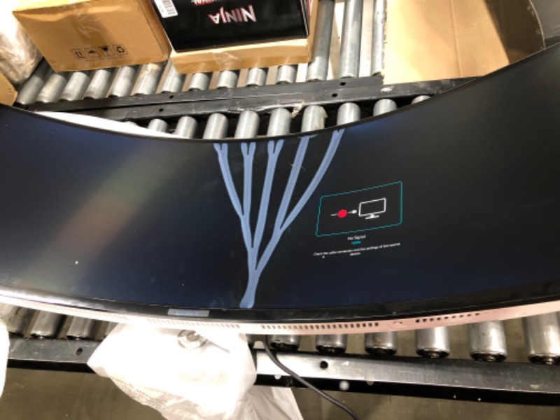 Photo 1 of SAMSUNG 49-inch Odyssey G9 Gaming Monitor | QHD, 240hz, 1000R Curved, QLED, NVIDIA G-SYNC & FreeSync | LC49G95TSSNXZA Model
