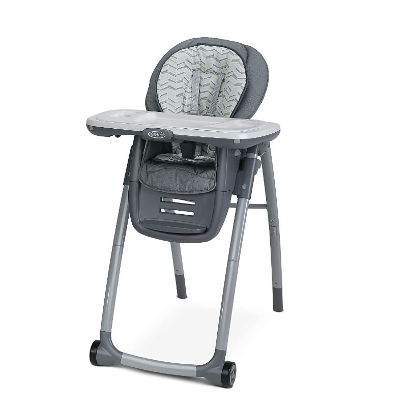 Photo 1 of Graco Table2Table Premier Fold 7 in 1 Convertible High Chair | Converts to Dining Booster Seat, Kids Table and More, Landry, 15x19.29x27 Inch (Pack of 1)
