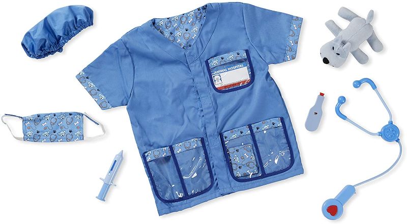 Photo 1 of Melissa & Doug Veterinarian Role Play Costume Dress-Up Set (9 pcs)
