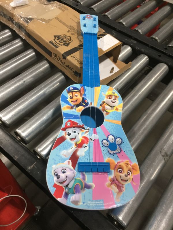 Photo 1 of First Act Paw Patrol Ukulele, with Nylon Strings, Tuning Gears, Feat. Chase, Marshall and Rubble – Ukulele for Beginners, Musical Instruments for Toddlers

