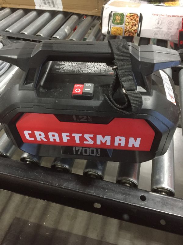 Photo 3 of CRAFTSMAN 1700-PSI 1.2-GPM Cold Water Electric Pressure Washer
