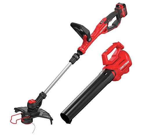 Photo 1 of Craftsman Battery Handheld Leaf Blower/String Trimmer Kit
