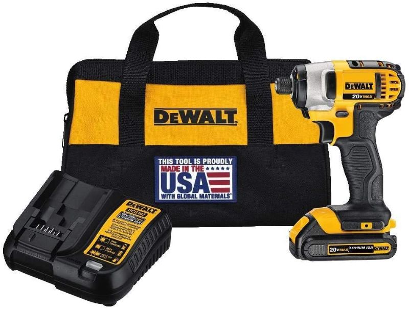 Photo 1 of DEWALT 20V Max Impact Driver Kit, 1/4-Inch (DCF885C1)
