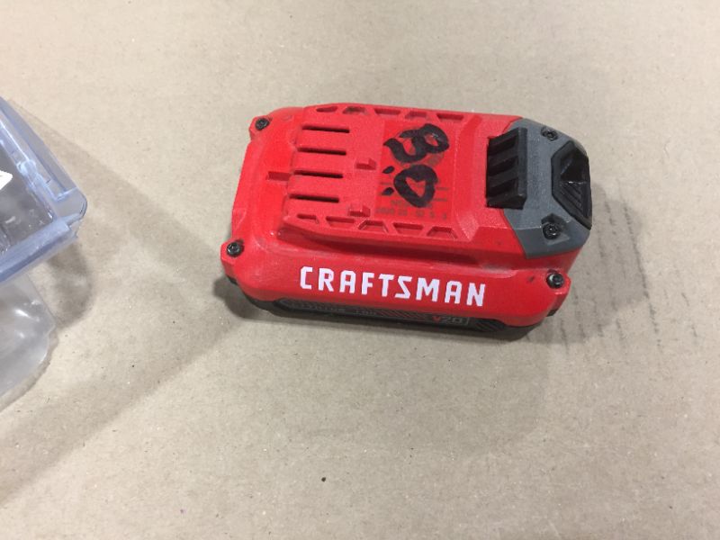 Photo 2 of Craftsman CMCB201 Genuine OEM V20 Lithium Ion Battery w/Onboard Fuel Gauge
