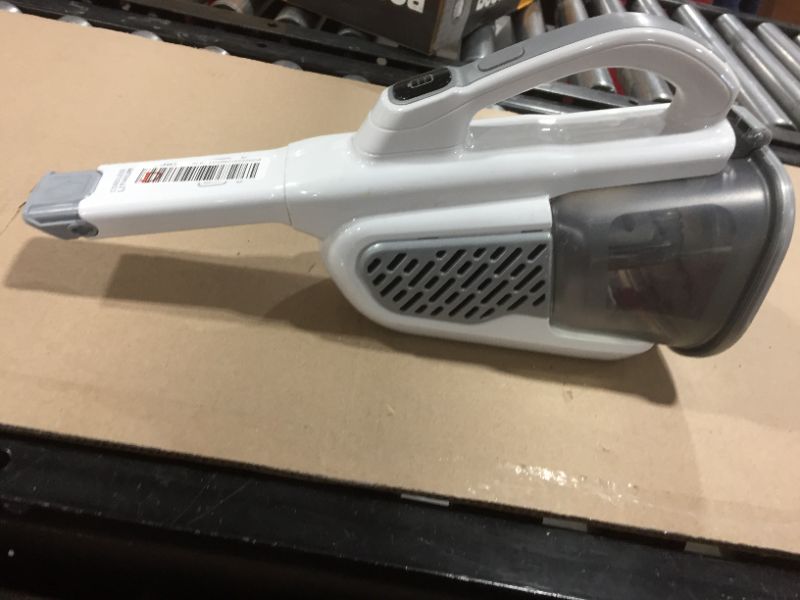 Photo 2 of BLACK+DECKER Dustbuster Handheld Vacuum, Cordless, AdvancedClean+, White (HHVK320J10)
