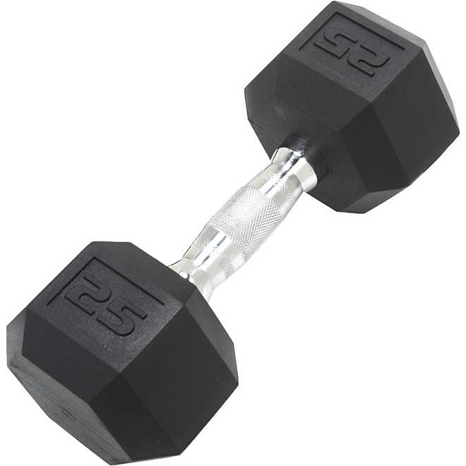 Photo 1 of CAP Barbell 25 lb. Coated Hex Dumbbell