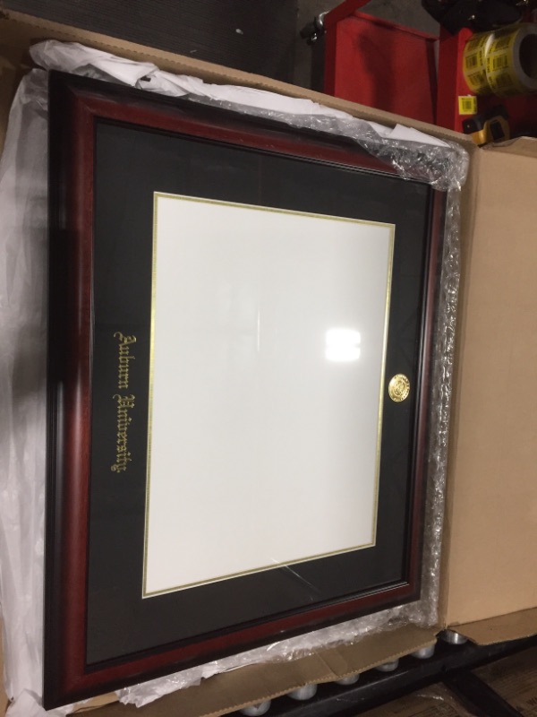 Photo 2 of  Auburn University Embossed Diploma Frame, 13" x 17", Gold
