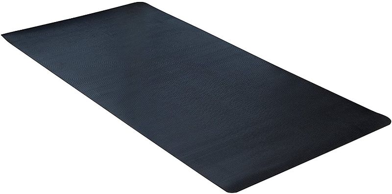 Photo 1 of ClimaTex Indoor/Outdoor Rubber Scraper Mat, Door Mat for Traction and Floor Protection, 36" X 6', Black (9G-018-36C-6)
