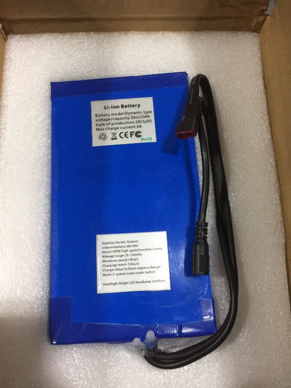 Photo 1 of li-ion battery dynamic iype, BLUE