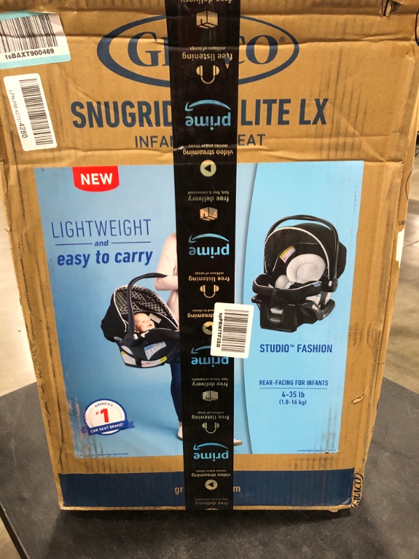 Photo 3 of Graco SnugRide SnugLock 35 LX Infant Car Seat, Baby Car Seat Featuring TrueShield Side Impact Technology. OPEN BOX.
