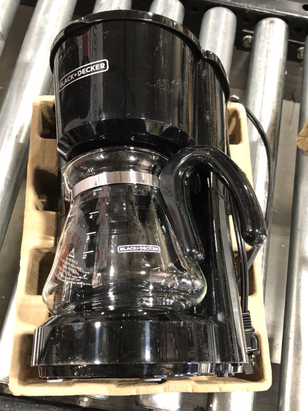 Photo 2 of BLACK+DECKER CM0700B 5-Cup Coffee Maker, Compact Design
