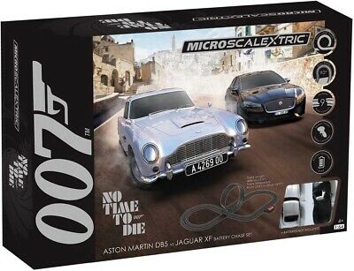 Photo 1 of James Bond Aston Martin DB5 VS Jaguar XF Battery Chase Set No Time To Die
