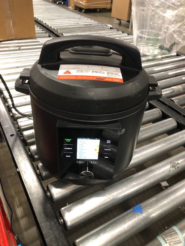 Photo 1 of CHEF iQ 6qt Multi-Function Smart Pressure Cooker with Built-in Scale, Pairs With App Via WiFi - Black