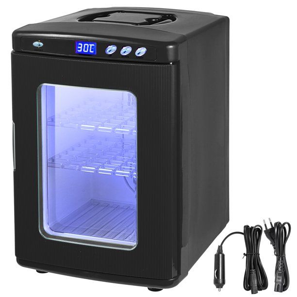 Photo 1 of VEVOR Black Reptile Egg Incubator 25L Capacity Mini Digital Incubator ReptiPro 6000 Portable Reptile Incubator Cabinet Style with Heating and Cooling 5-60°C 12V/110V Work for Small Reptiles
