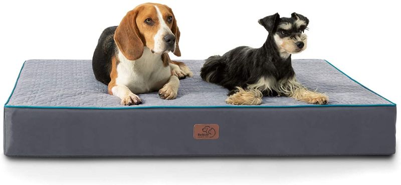 Photo 1 of Bedsure Orthopedic Memory Foam Dog Bed for Large Dogs up to 75/100lbs,