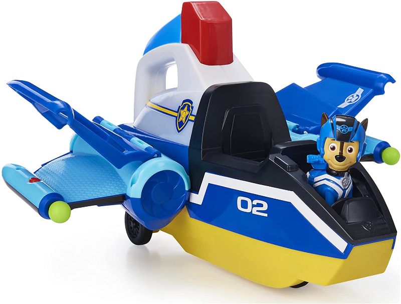 Photo 1 of Paw Patrol, Jet to The Rescue Deluxe Transforming Spiral Rescue Jet with Lights and Sounds