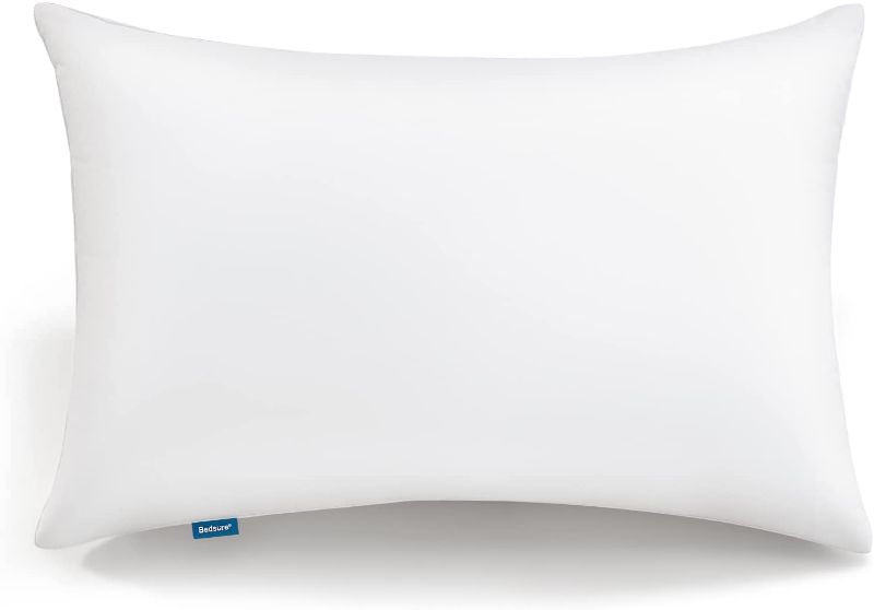 Photo 1 of Bedsure Queen Pillows for Sleeping - Bed Pillows Queen Size - Down Alternative Hotel Quality Pillow, Soft and Supportive Pillows for Side and Back Sleepers (20x30 inches)
