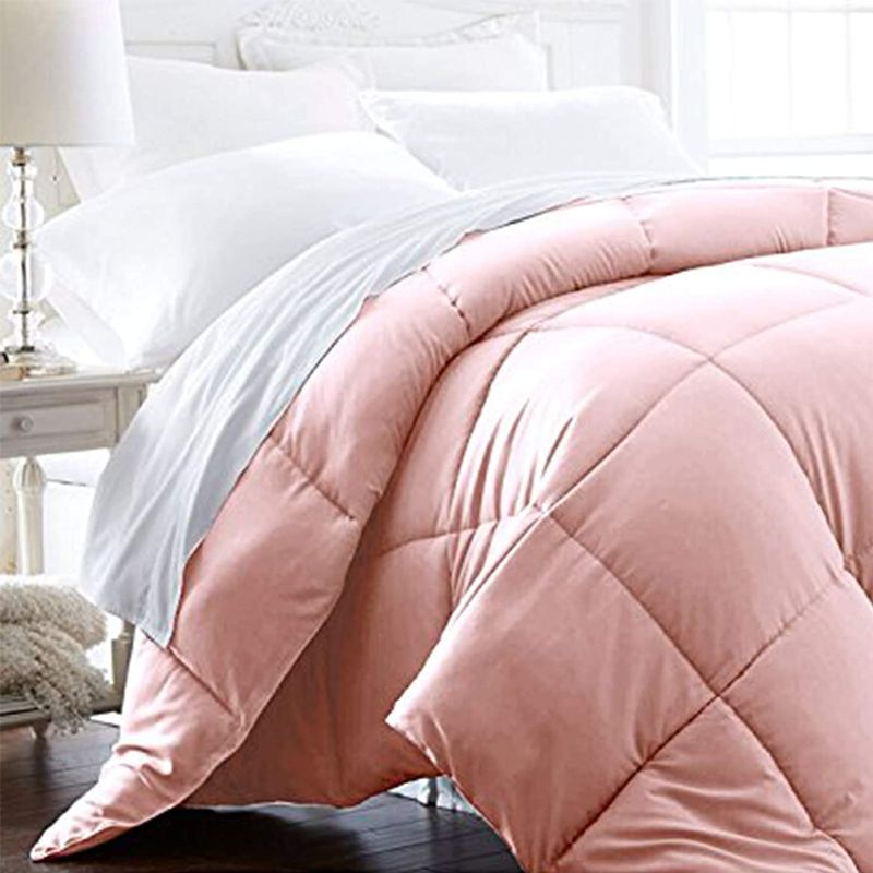 Photo 1 of Beckham Hotel Collection King/California King Size Comforter - 1600 Series Down Alternative Home Bedding & Duvet Insert - Pink
