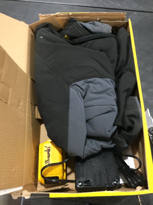 Photo 2 of DEWALT Women's Medium Black 20-Volt MAX Heated Hooded Jacket Kit with 20-Volt Lithium-Ion MAX Battery and Charger, SIZE M