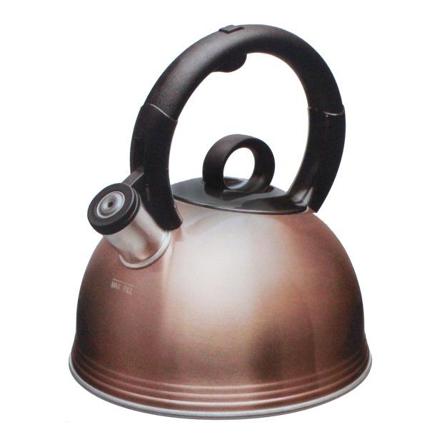 Photo 1 of Copco Whistling Stainless Steel Tea Kettle, Copper
