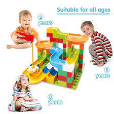 Photo 1 of 76 Pcs Marble Run Building Blocks Classic Big Blocks - Ages 3+
