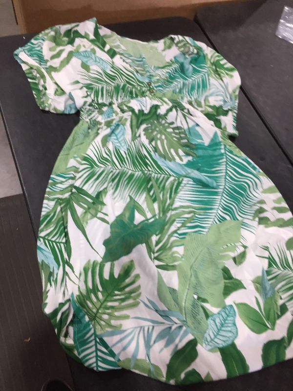 Photo 2 of Whitley Tropical V Neck Dress XL