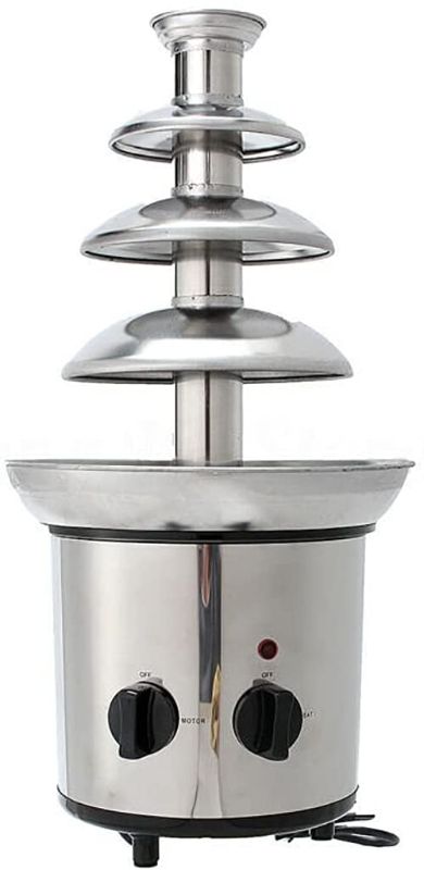 Photo 1 of BD-019 Four-layer DIY chocolate mixer fountain waterfall stew pot pulp melting machine automatic melting tower 220V/50hz 170W
