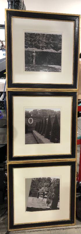 Photo 1 of 3 WINDOW MATTED  FRAMED BLACK  WHITE DECORATIVE PHOTOS UNKNOWN PHOTO LOCATIONS  ARTISTS APPROX 67H X 22W INCHES