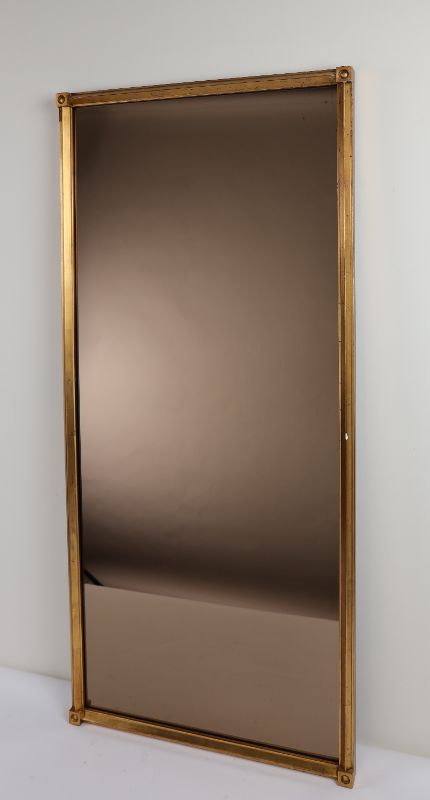 Photo 1 of GOLD COLORED FRAME TINTED MIRROR 58L X 26W