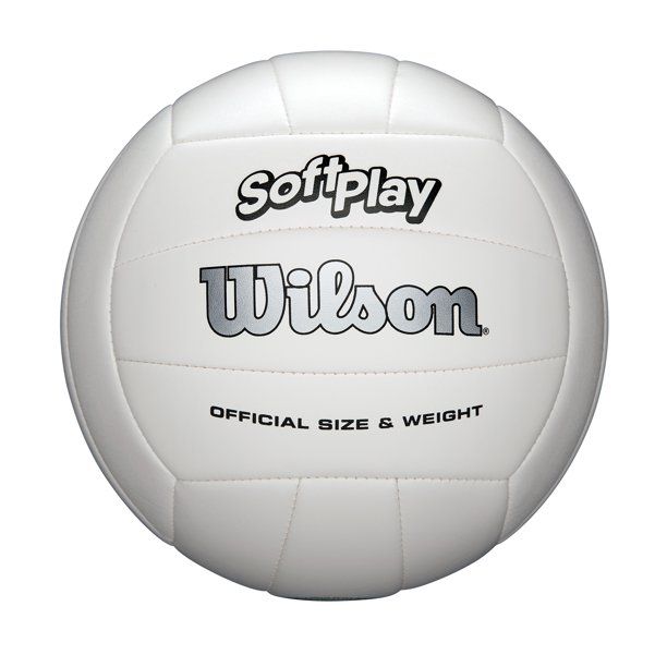 Photo 1 of Wilson Soft Play Outdoor Volleyball, Official Size, White