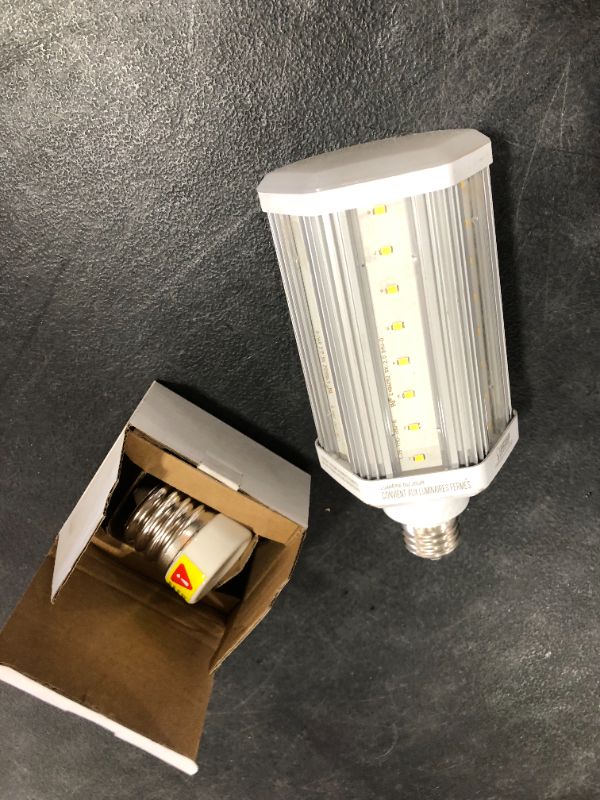 Photo 2 of 300-Watt Equivalent Corn Cob High Lumen Daylight (5000K) HID Utility LED Light Bulb (1-Bulb)