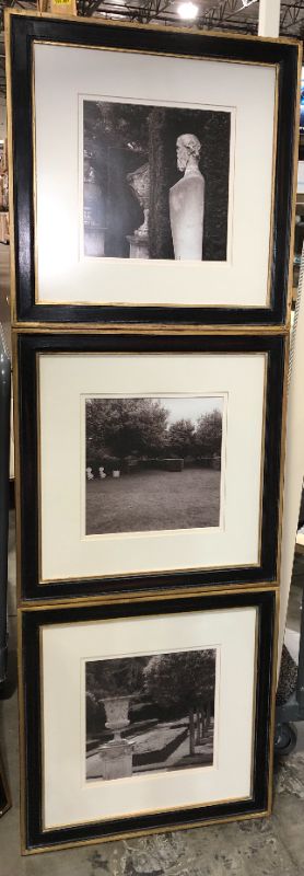 Photo 1 of 3 WINDOW MATTED  FRAMED BLACK  WHITE DECORATIVE PHOTOS UNKNOWN PHOTO LOCATIONS  ARTISTS APPROX 67H X 23W INCHES