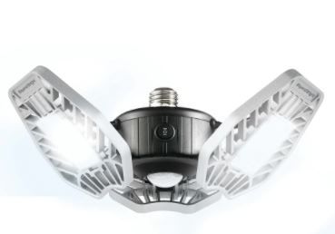 Photo 1 of 7.5 in. x 4.25 in. 6000 Lumens Single Pole Occupancy LED Flush Mount Motion Activated Garage Light
