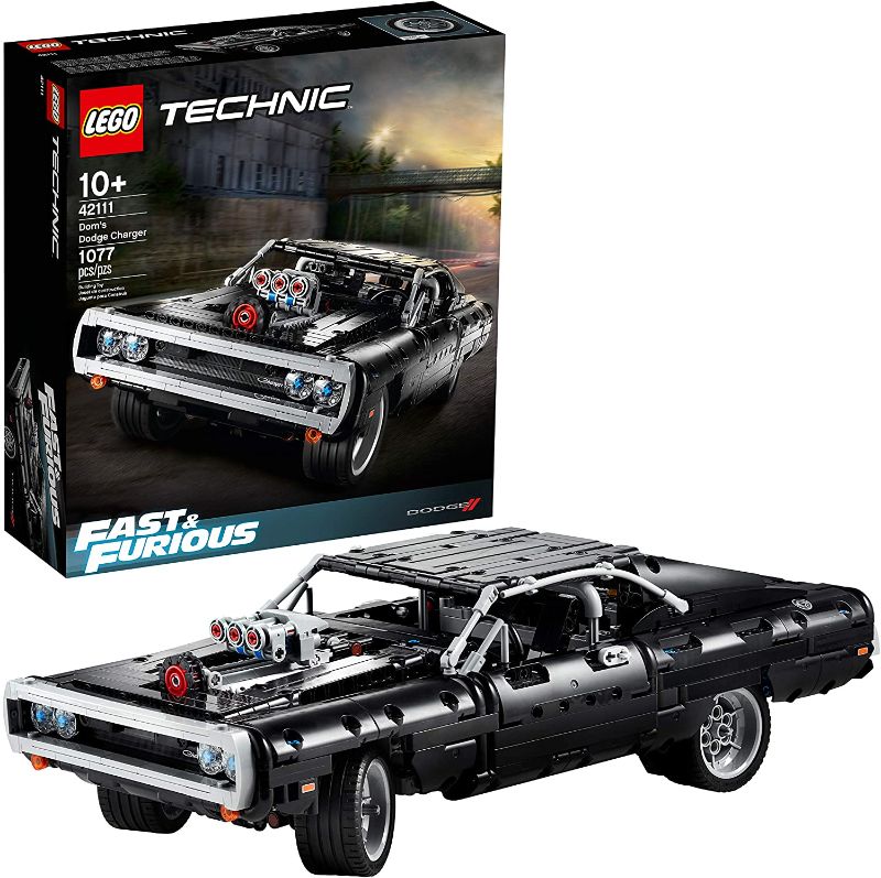 Photo 1 of LEGO Technic Fast & Furious Dom's Dodge Charger 42111 Race Car Building Set (1,077 Pieces)
