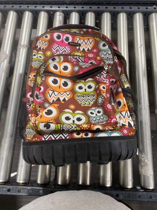 Photo 2 of 19" Rolling Backpack, Owl
HANDLE IS BROKEN