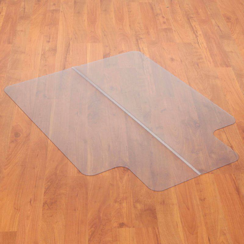 Photo 1 of Interion® Office Chair Mat for Hard Floor - 36"W x 48"L with 20" x 10" Lip - Straight Edge, 2 pack