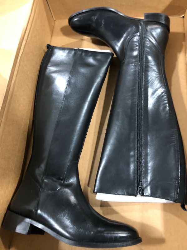 Photo 3 of Black Leather High Boots Size 6