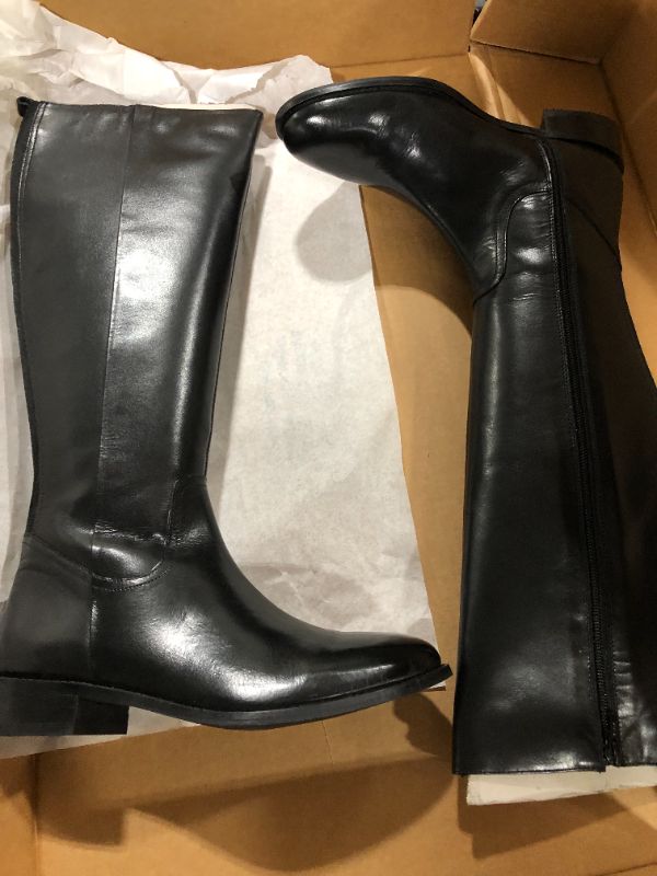 Photo 1 of Black Leather High Boots Size 6