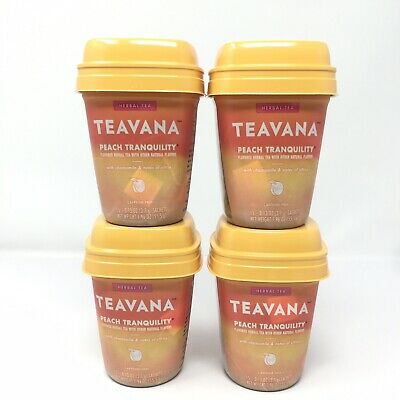 Photo 1 of (60 Sachets) Teavana Peach Tranquility Herbal Tea, Set of 4 See original listing
