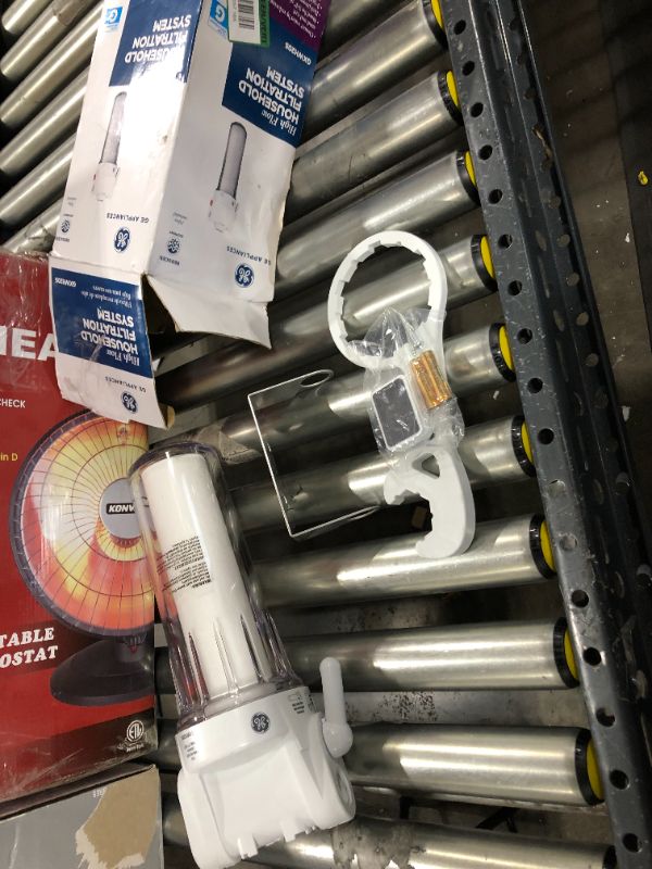 Photo 1 of GE Entire Home Water Filter System | Water Filtration System Reduces Sediment, Rust & More | Install Kit & Accessories Included | Replace Filters (FXWTC, FXUSC, FXWPC, FXWSC) Every 3 Months | GXWH20S
