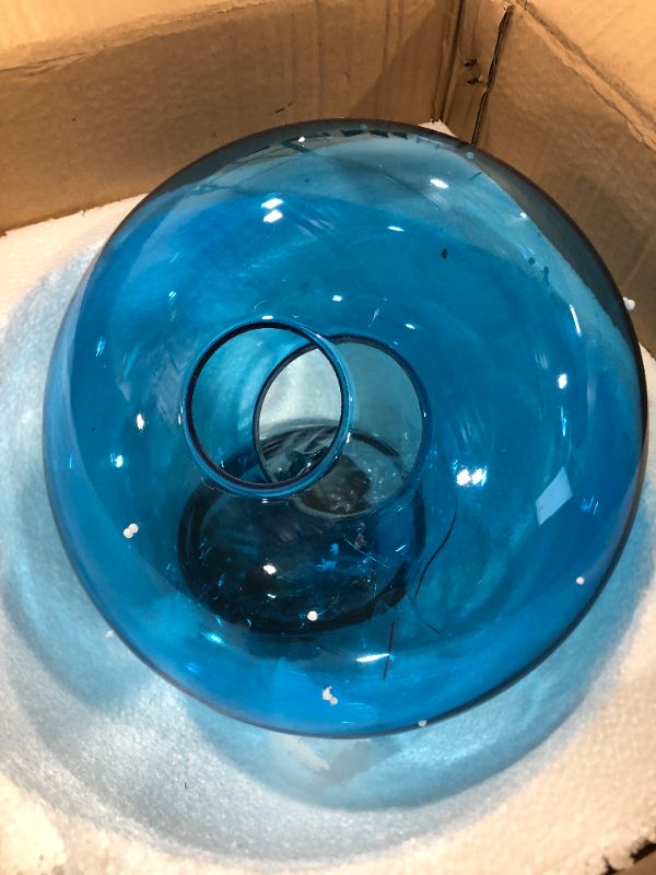 Photo 2 of  Pendant Lighting Chandelier Fixture Modern Dark Blue Glass Jug 