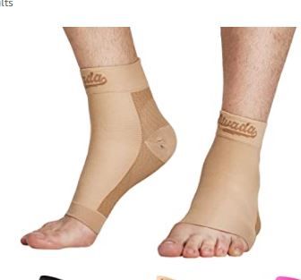 Photo 1 of Alvada Plantar Fasciitis Support Compression Socks Foot Sleeves - Comfortable Arch Support - Quick Pain Relief, Reduced Soreness, Faster Recovery 1 Pair- L/ XL
